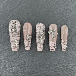 Blush Gothic Silver Charm