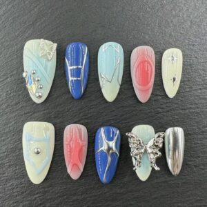 Pastel Futurism Metal Charm